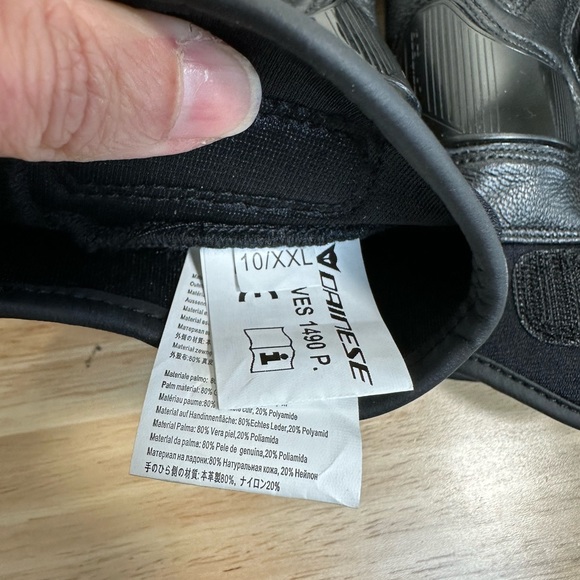 Dainese Ergo-Tek Protection X-Ride 01 motorcycle gloves size:XXL - Picture 3 of 7